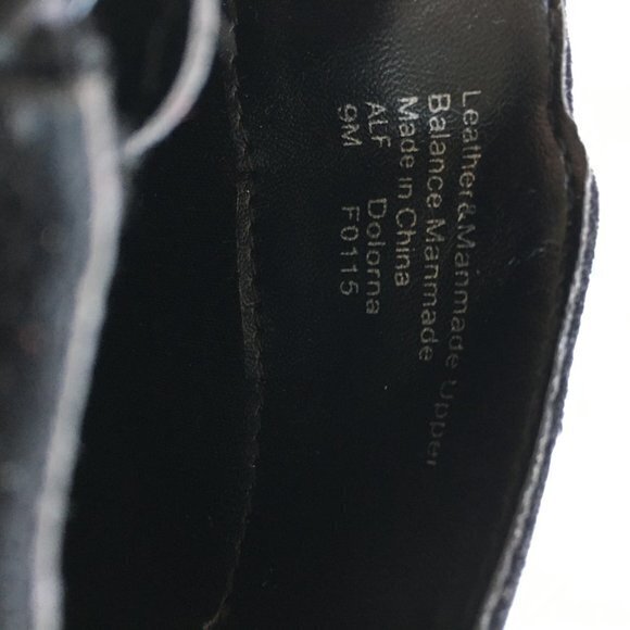 Alfani Dolorna Pointed Toe Suede Ankle Boot Booties Womens Size 9M Black Leather - Picture 8 of 10